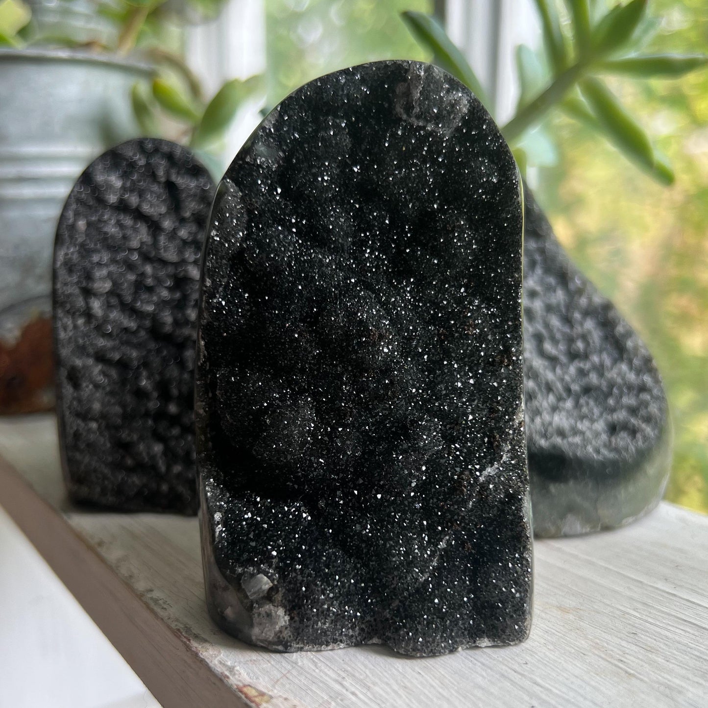 Black Galaxy Amethyst Medium Cathedral