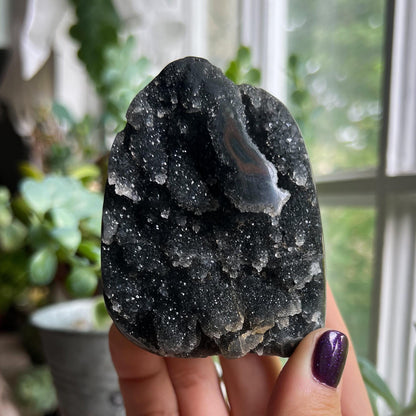 Black Galaxy Amethyst Medium Cathedral