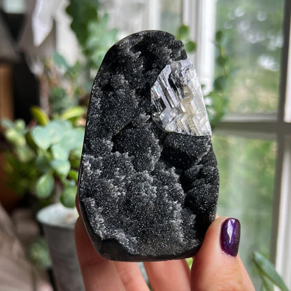 Black Galaxy Amethyst Medium Cathedral