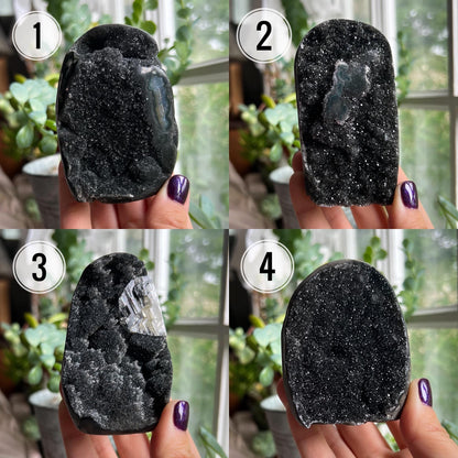 Black Galaxy Amethyst Medium Cathedral