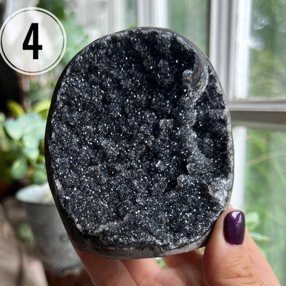 Black Galaxy Amethyst Large Cathedral