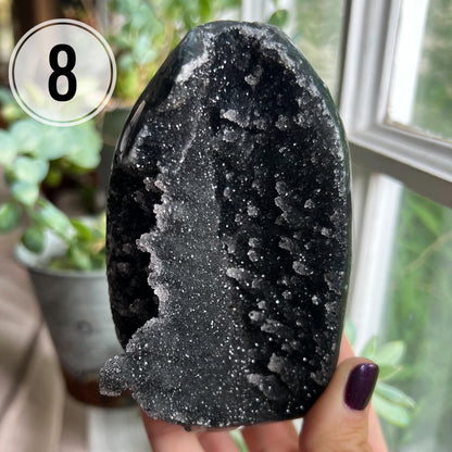 Black Galaxy Amethyst Large Cathedral