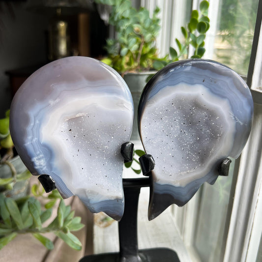Druzy Agate Angel Wings