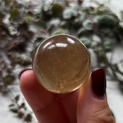 Natural Citrine Sphere