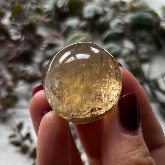 Natural Citrine Sphere