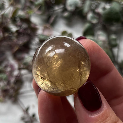 Natural Citrine Sphere