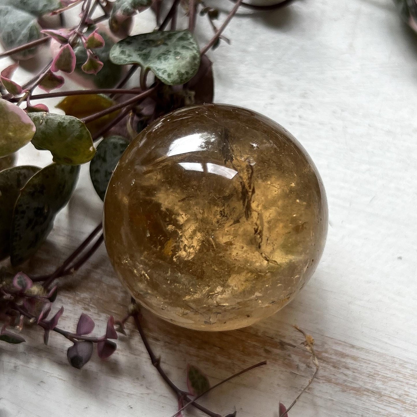 Natural Citrine Sphere