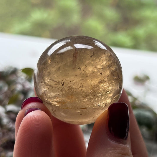 Natural Citrine Sphere