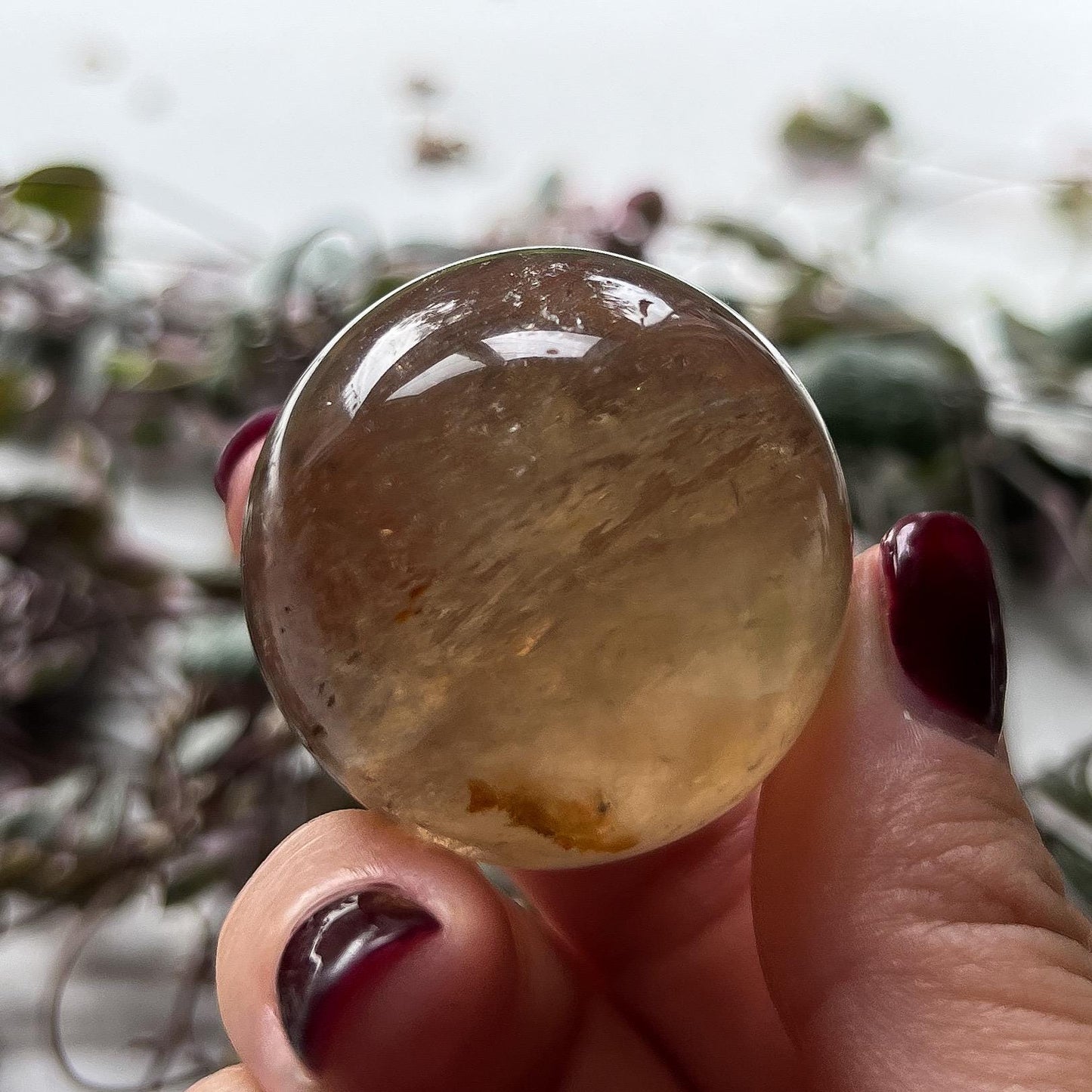 Natural Citrine Sphere