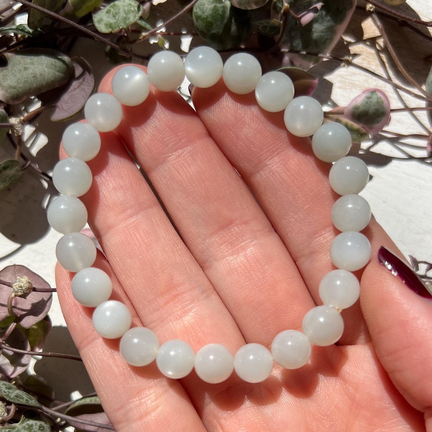 Sage Moonstone Bracelet