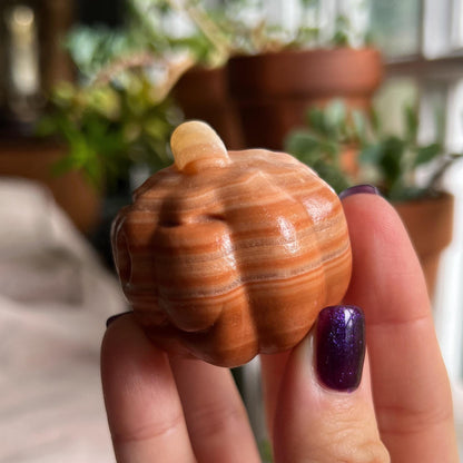 Orange Calcite Pumpkin