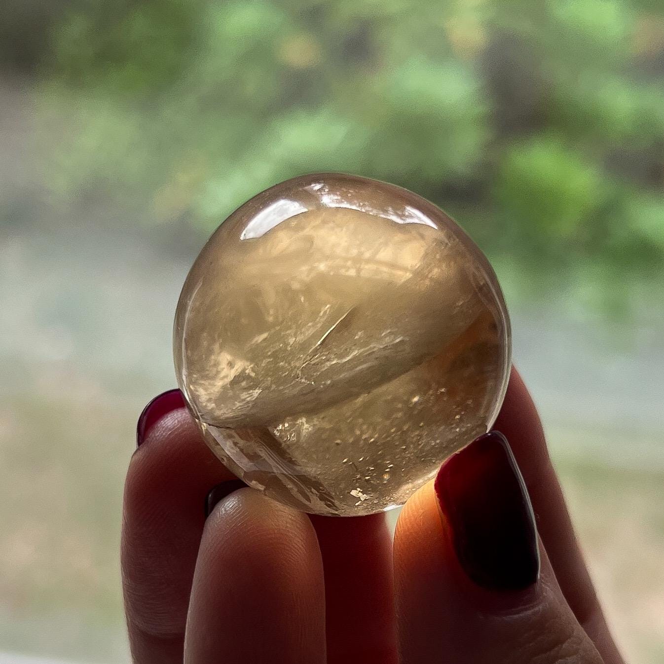 Natural Citrine Sphere