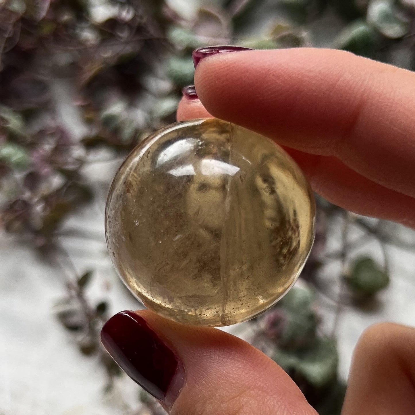 Natural Citrine Sphere