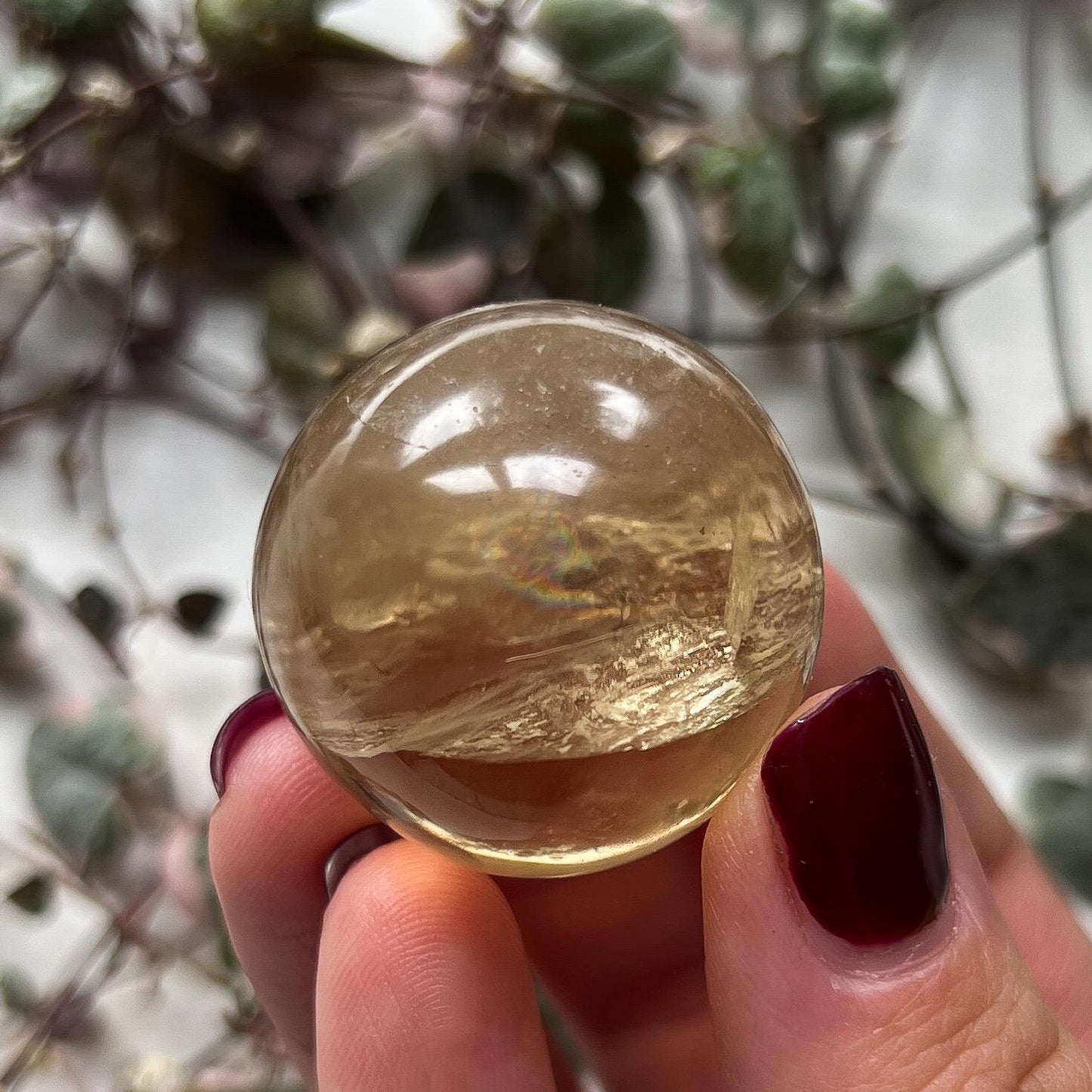 Natural Citrine Sphere