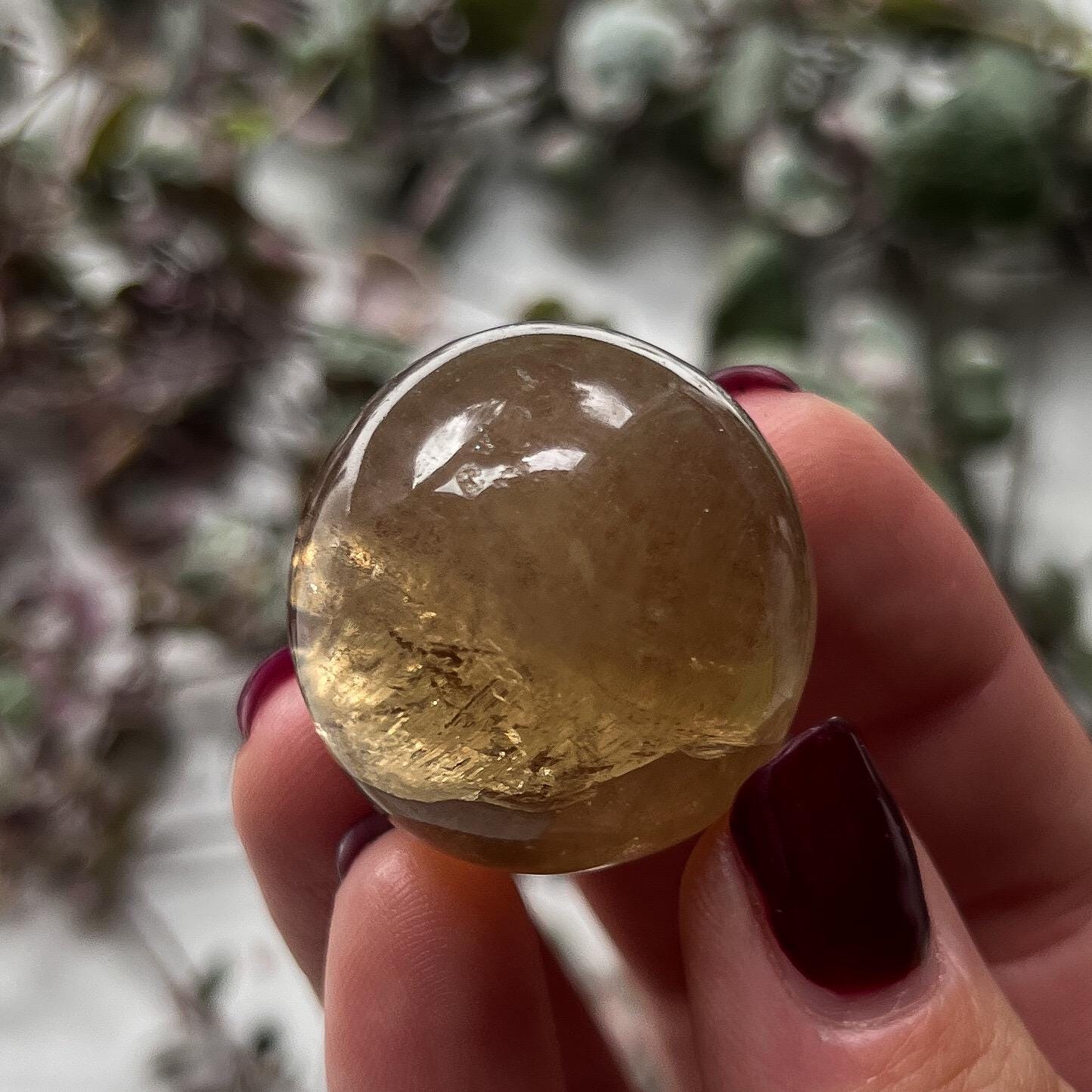 Natural Citrine Sphere