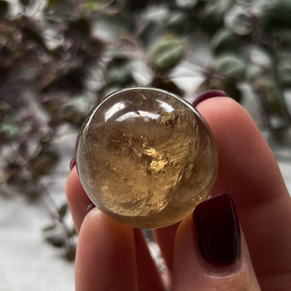 Natural Citrine Sphere