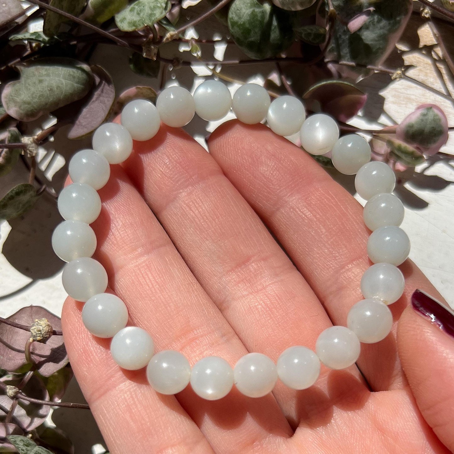 Sage Moonstone Bracelet