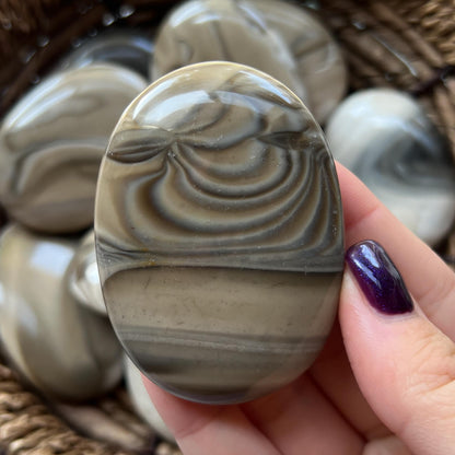 Polish Flint Palm Stones