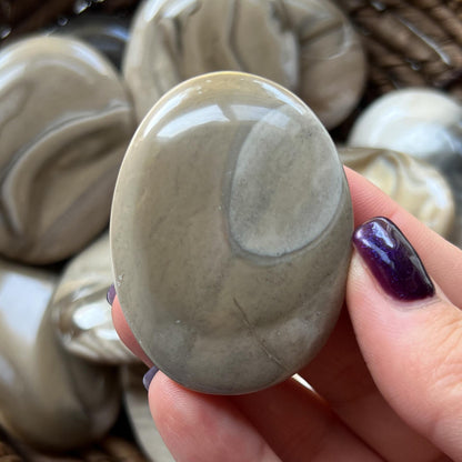 Polish Flint Palm Stones