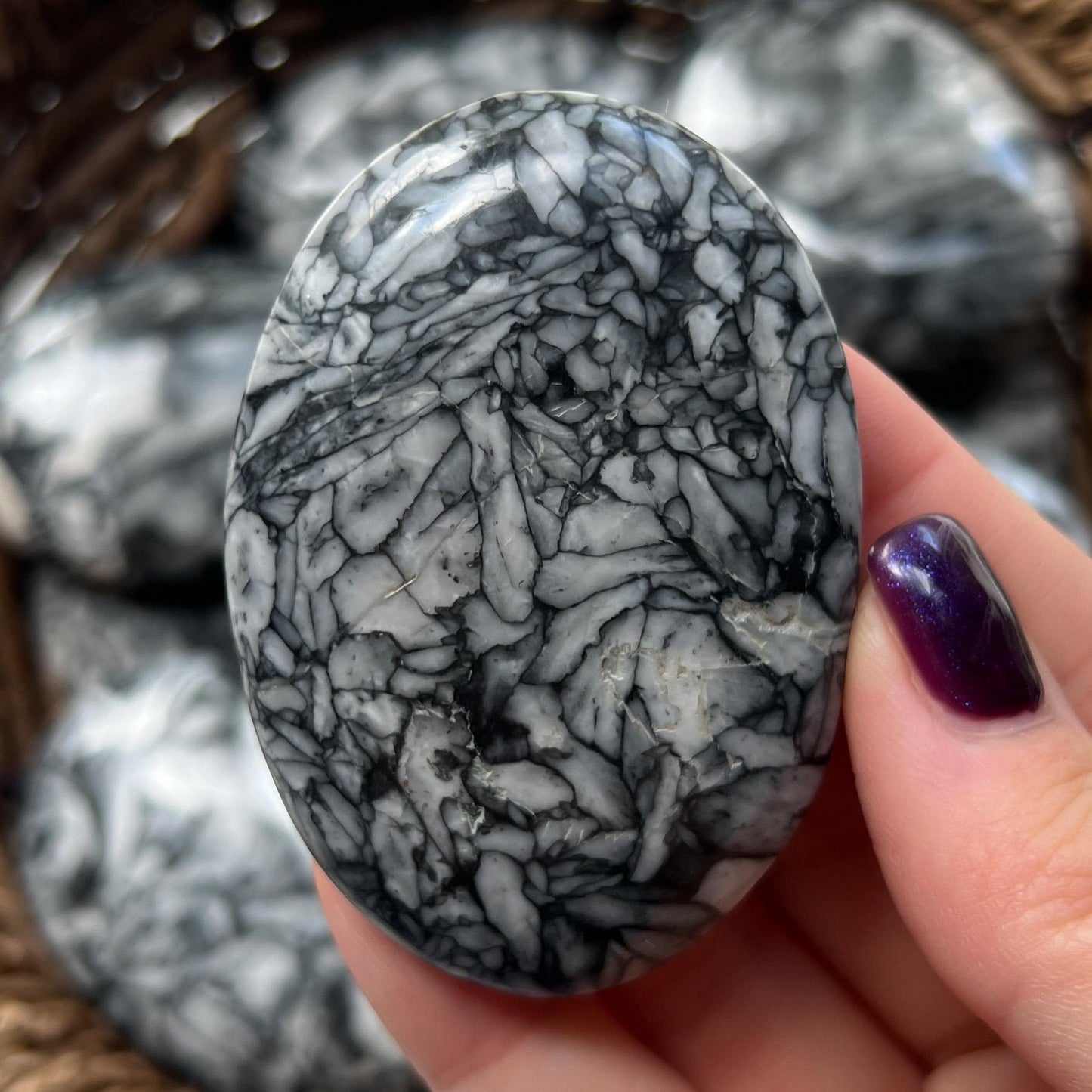 Pinolite Palm Stones