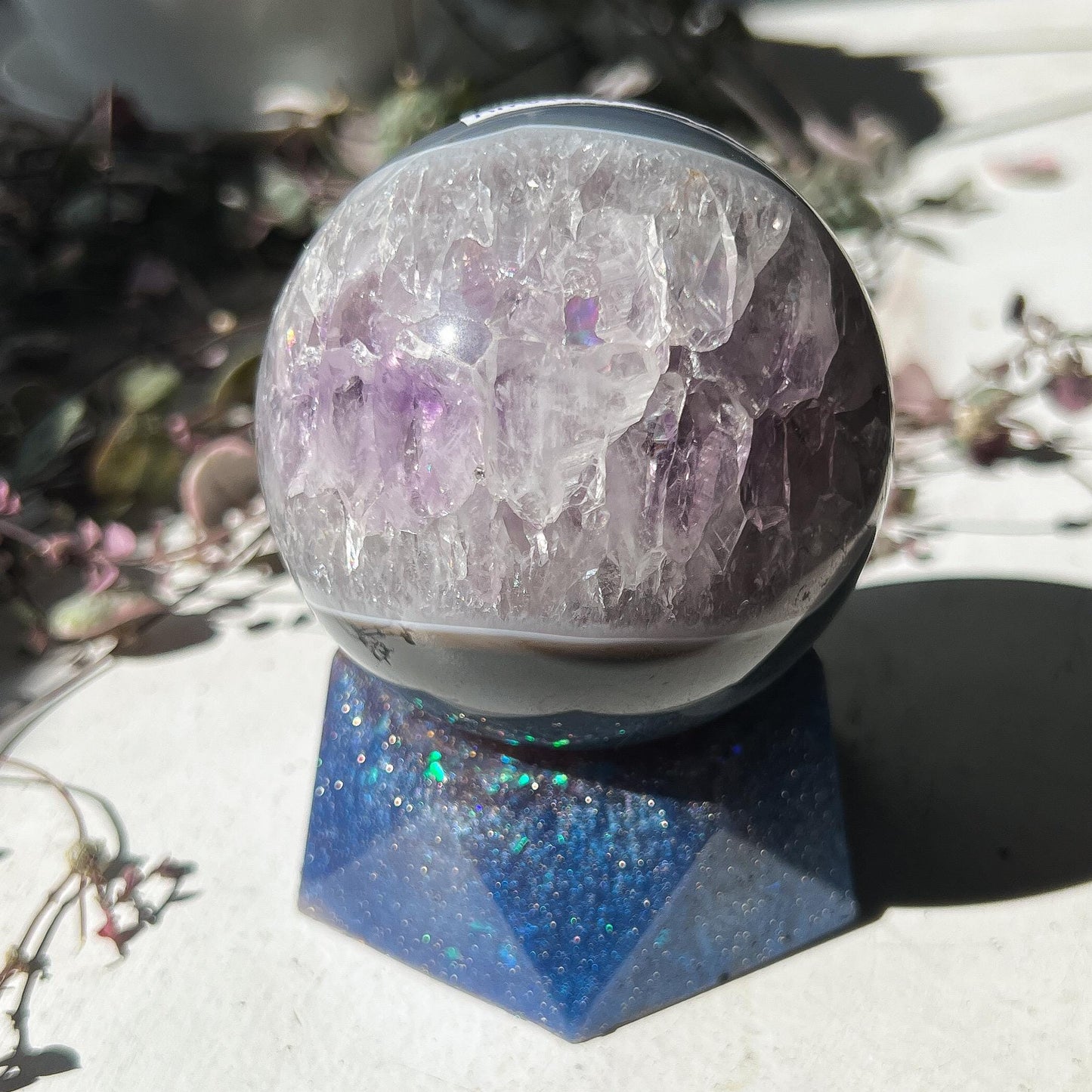 Crystal Sphere Stand
