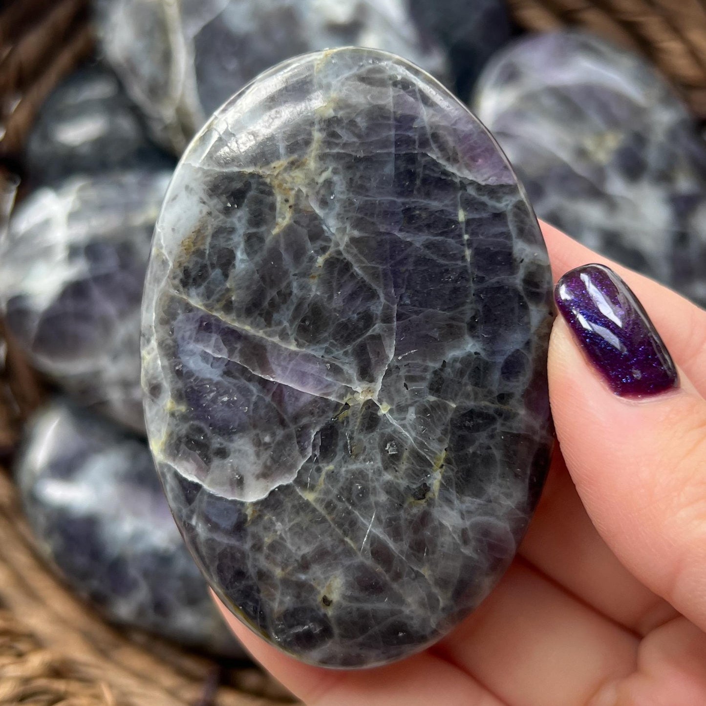 Spurrite Strombolite Palm Stones