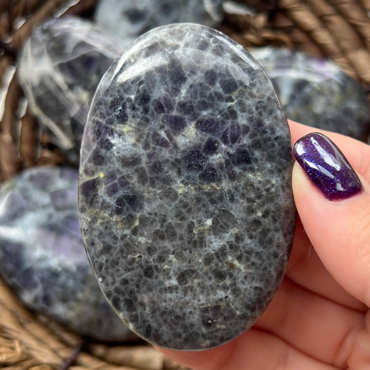 Spurrite Strombolite Palm Stones