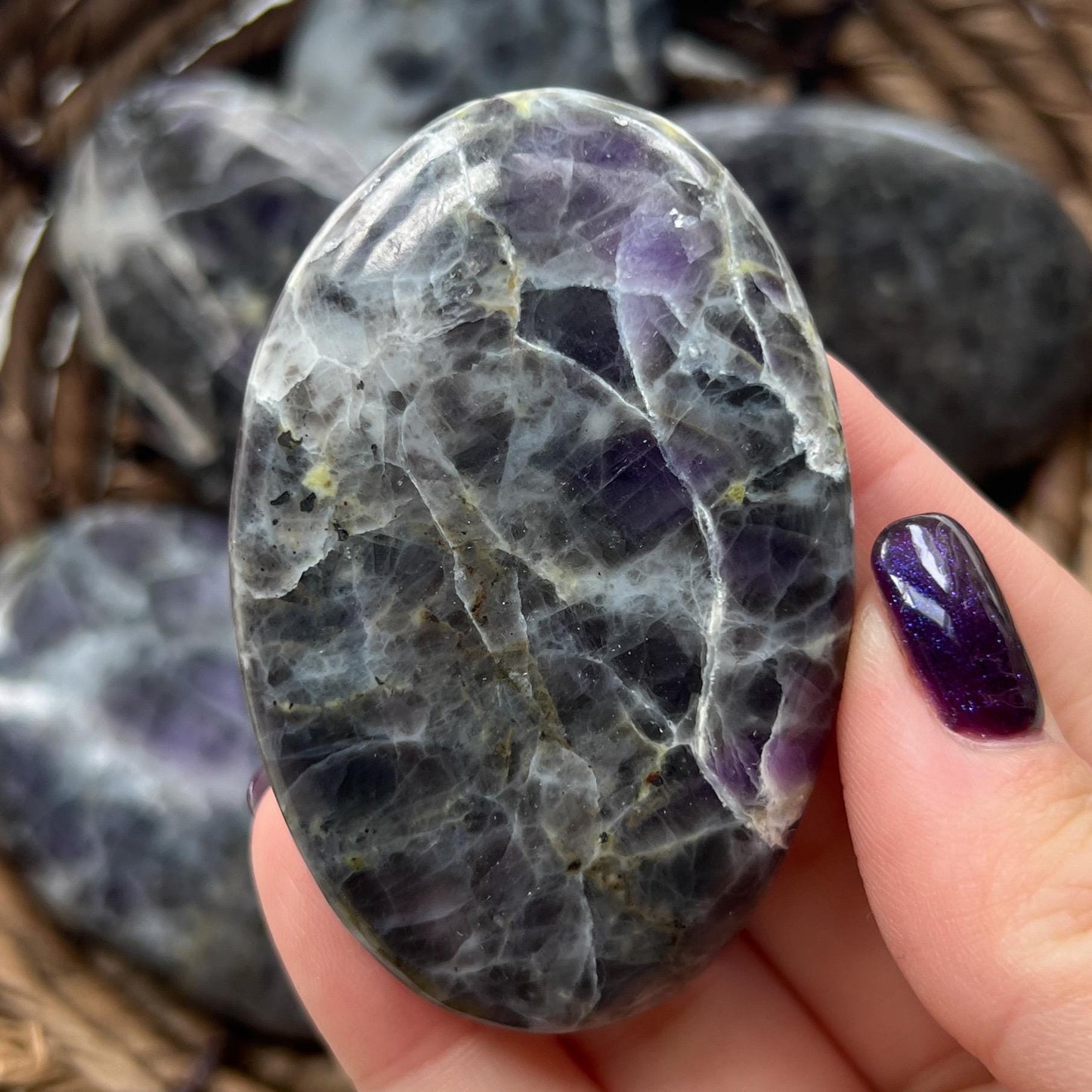 Spurrite Strombolite Palm Stones