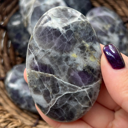 Spurrite Strombolite Palm Stones