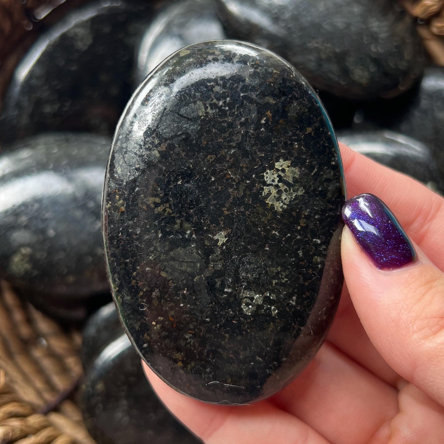 Coppernite Palm Stones