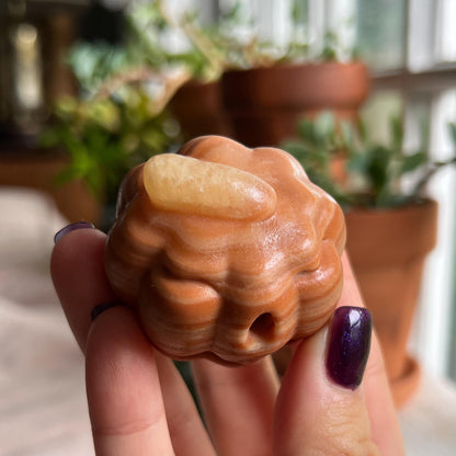 Orange Calcite Pumpkin