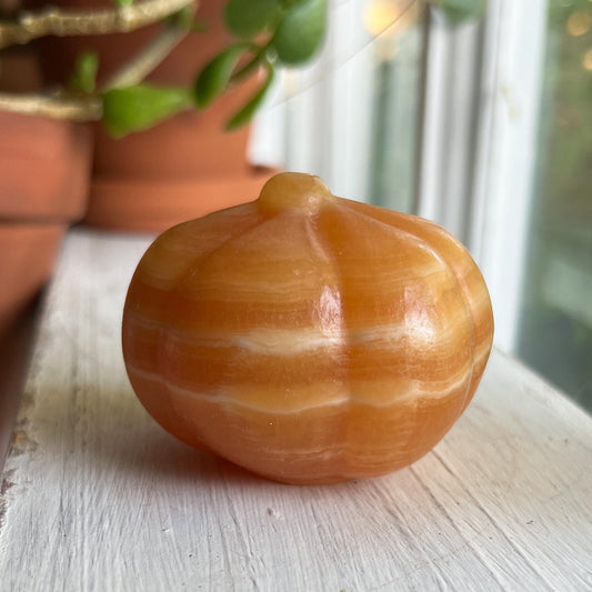 Orange Calcite Pumpkin