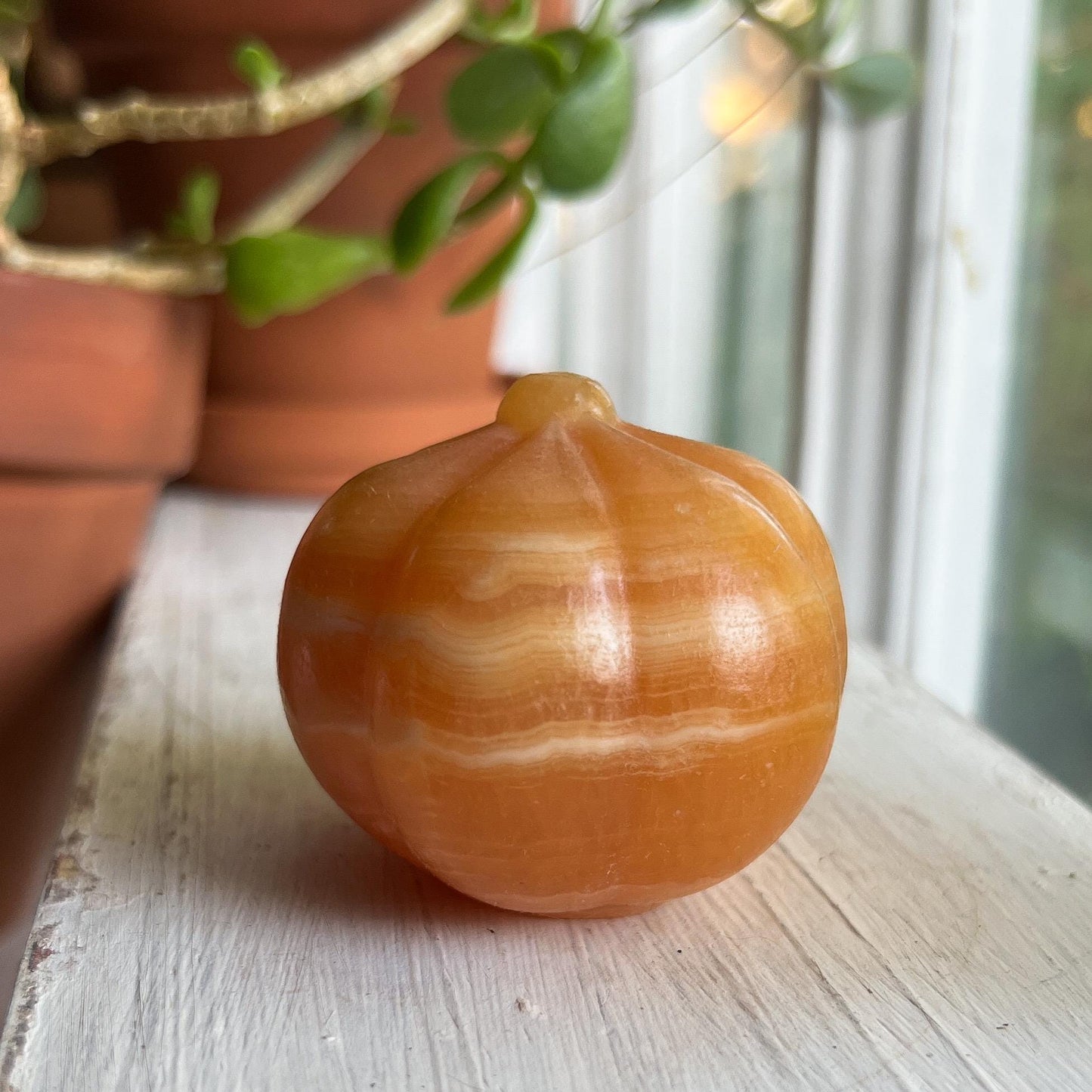 Orange Calcite Pumpkin