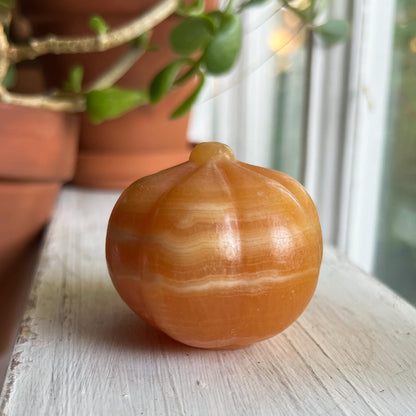 Orange Calcite Pumpkin