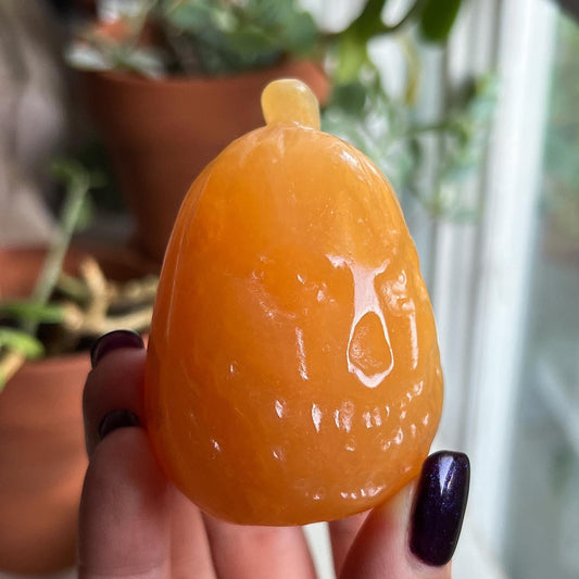 Orange Calcite Pumpkin