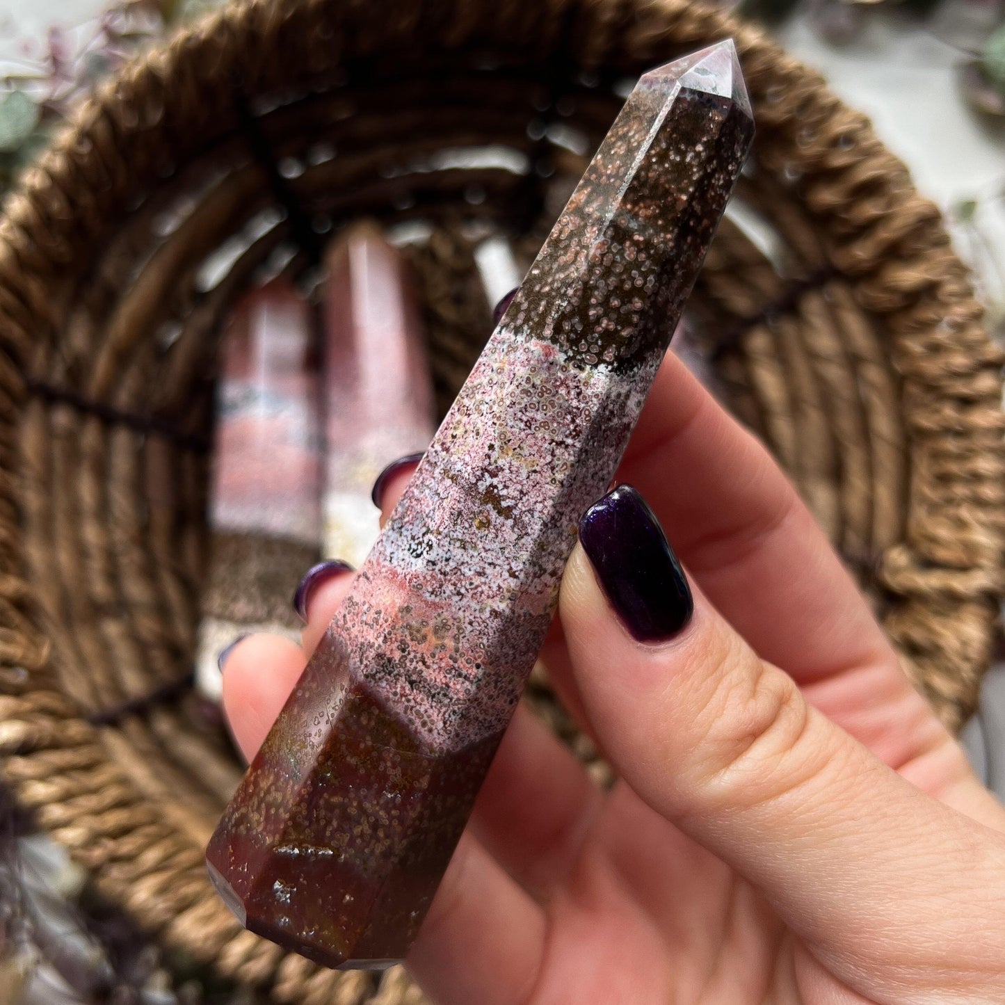 Unicorn Jasper Obelisk