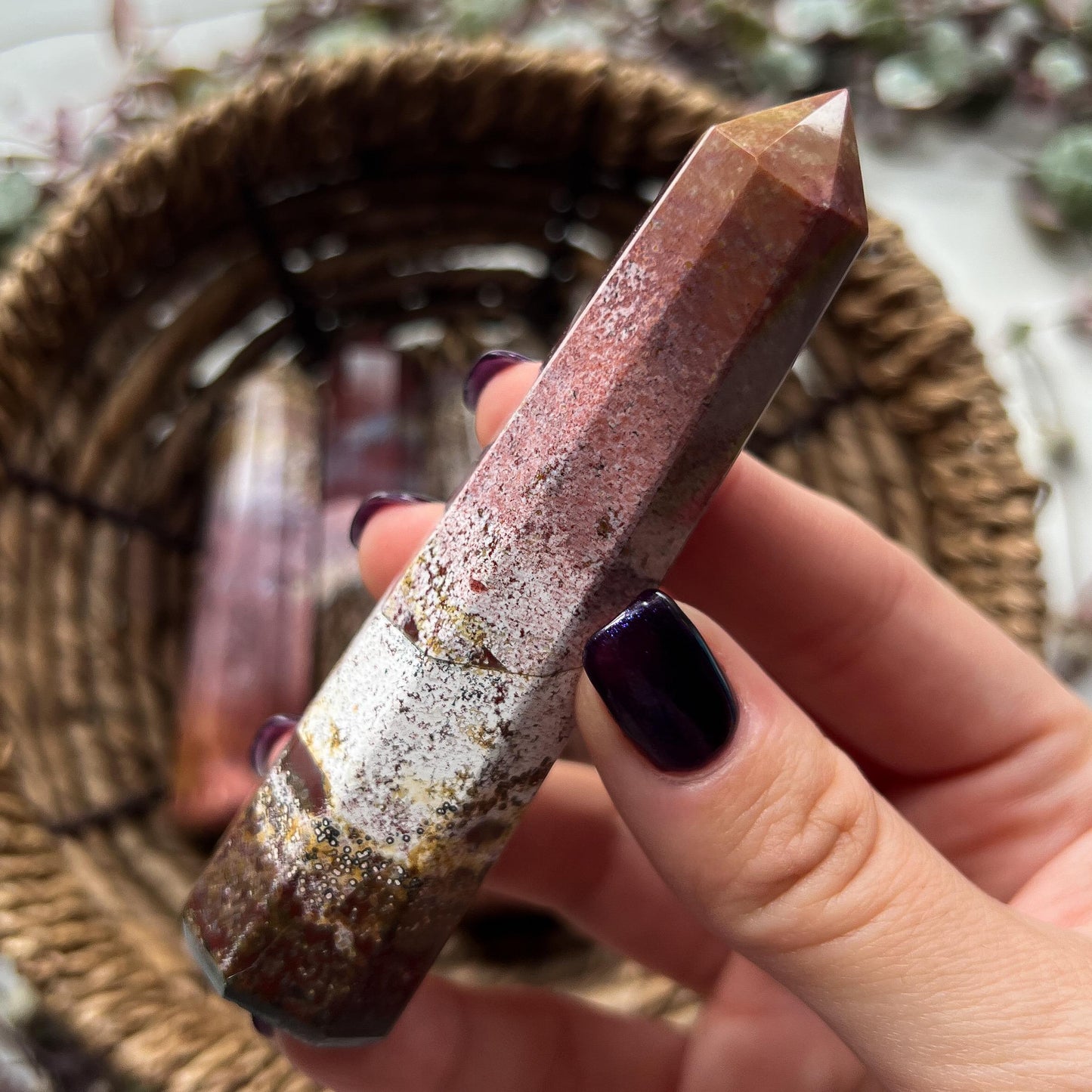 Unicorn Jasper Obelisk