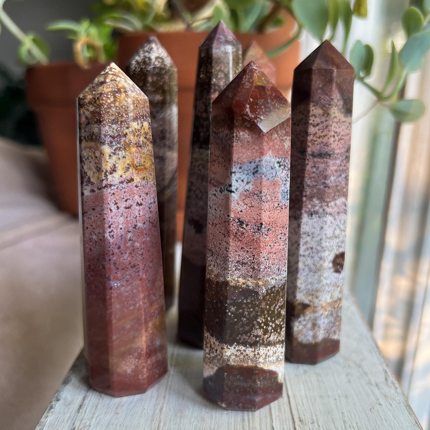 Unicorn Jasper Obelisk
