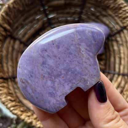 Lavender Jade Zuni Bear