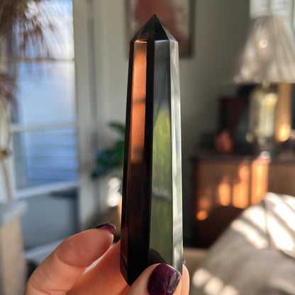 Smoky Brown Obsidian Obelisk