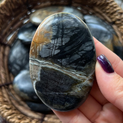 Picasso Marble Palm Stones