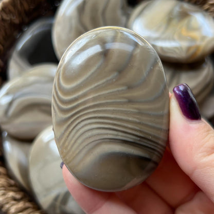 Polish Flint Palm Stones