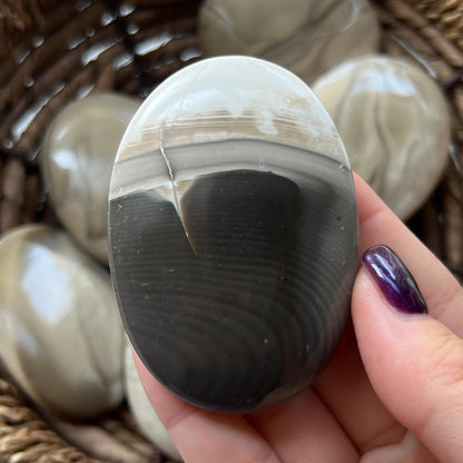 Polish Flint Palm Stones