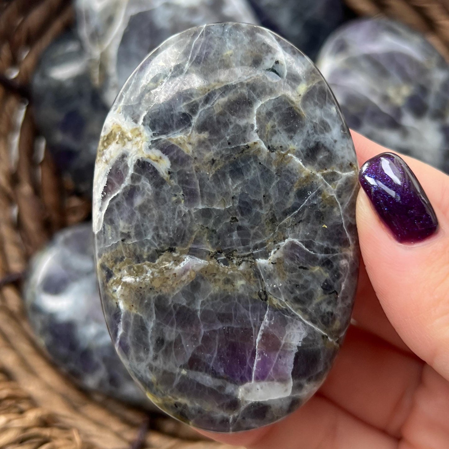 Spurrite Strombolite Palm Stones