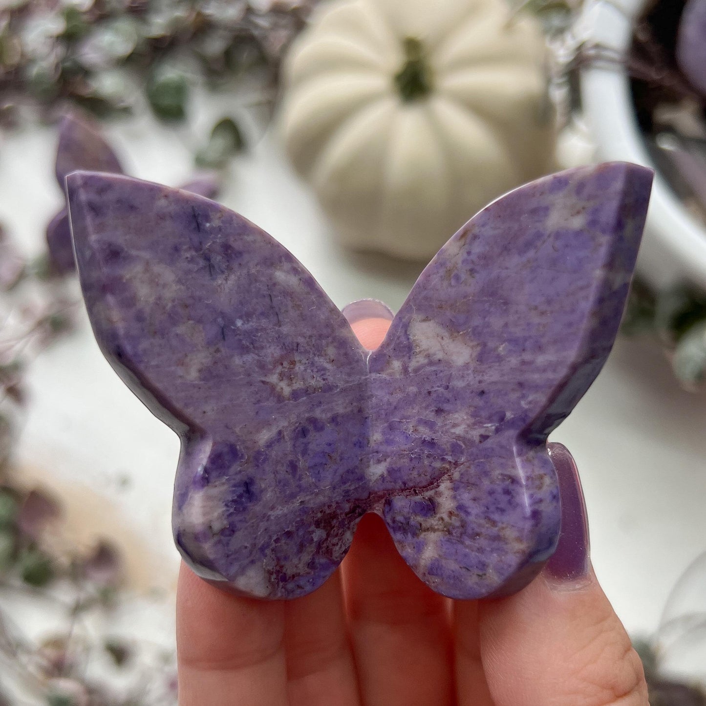 Lavender Jade 3D Butterfly