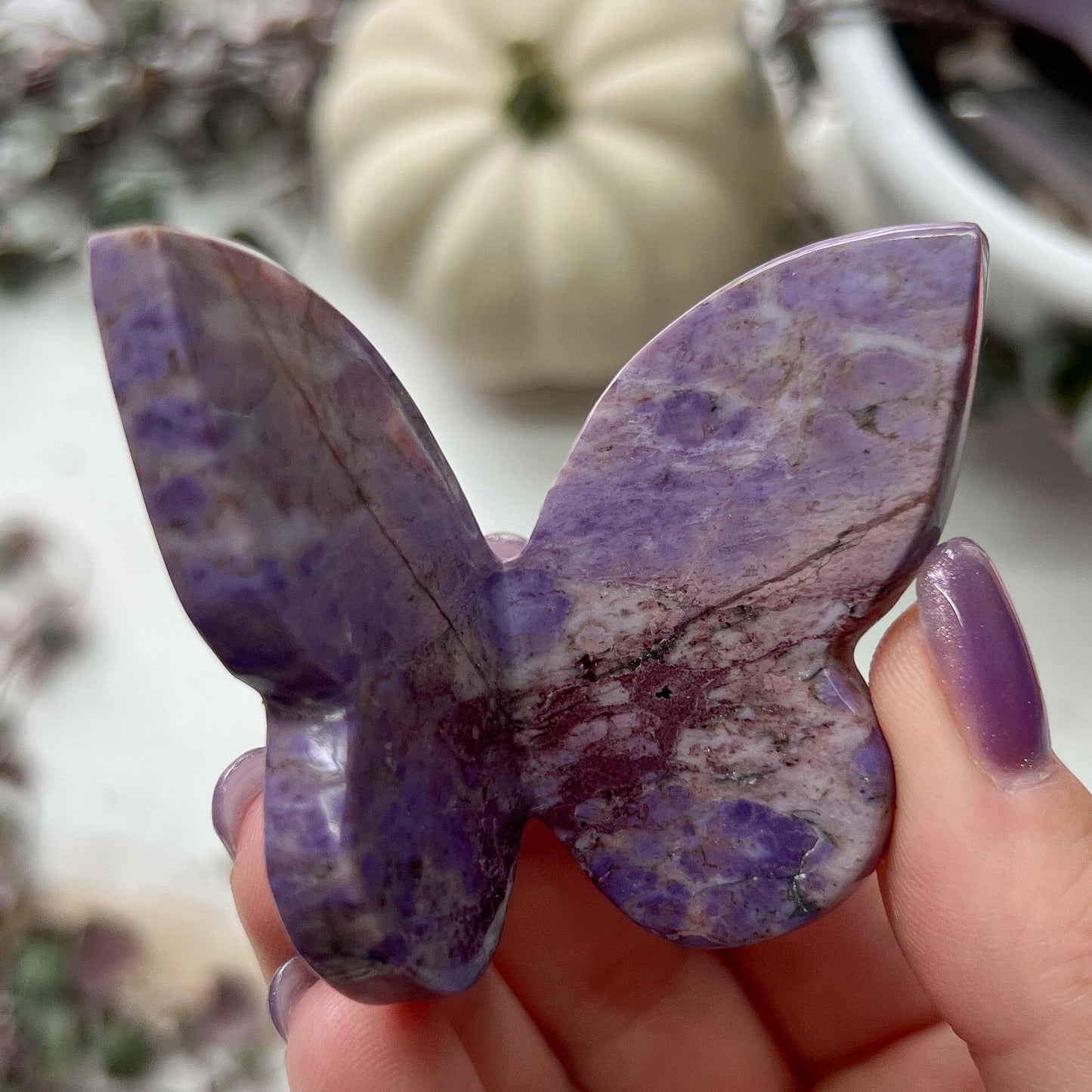 Lavender Jade 3D Butterfly