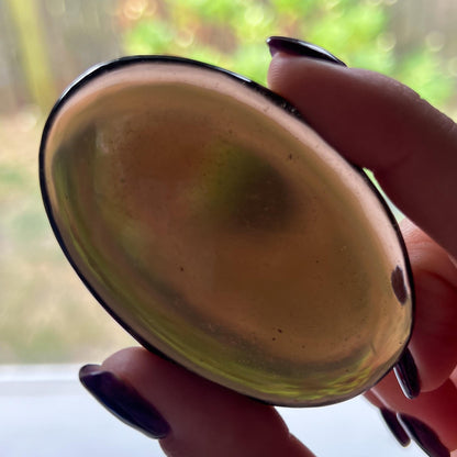 Smoky Obsidian Palm Stones