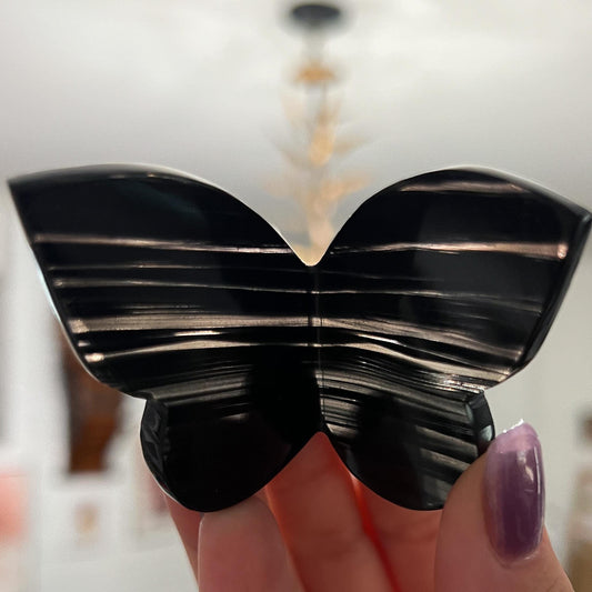 Lace Obsidian 3D Butterfly
