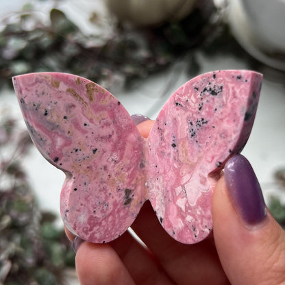 Rhodonite 3D Butterfly