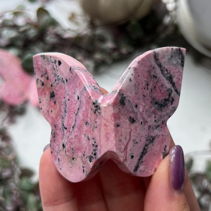 Rhodonite 3D Butterfly